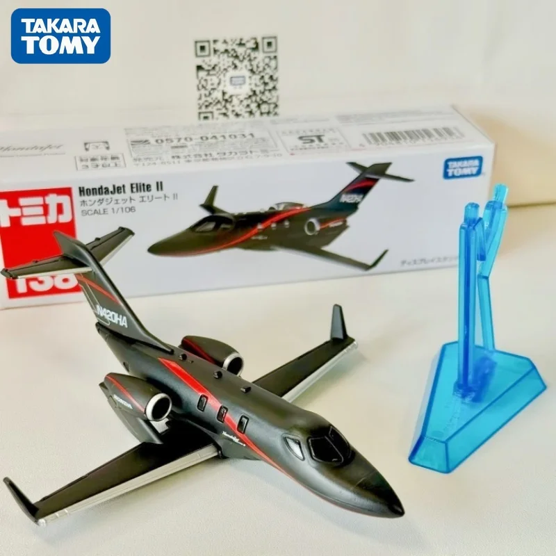 

Коллекционная модель самолета Takara Tomy Honda Jet Elite II из литого сплава, № 138, новинка, имитация самолета для взрослых, украшение