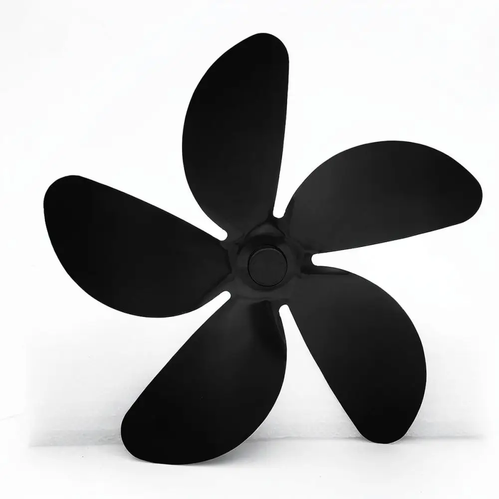 Universal Aluminum Fan Blade For Wood Stove Fireplace Fan Heater Parts Efficient Airflow Upgrade Replacement Piece