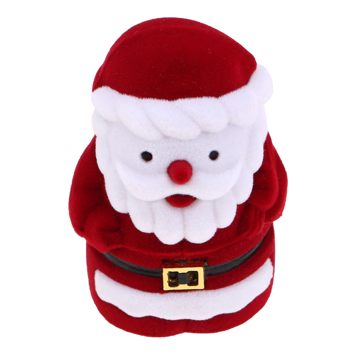 

Chic Santa Jewelry Storage Box for Rings Studs Necklaces Lightweight Gift Case with Elegant Design Holiday Present Idea