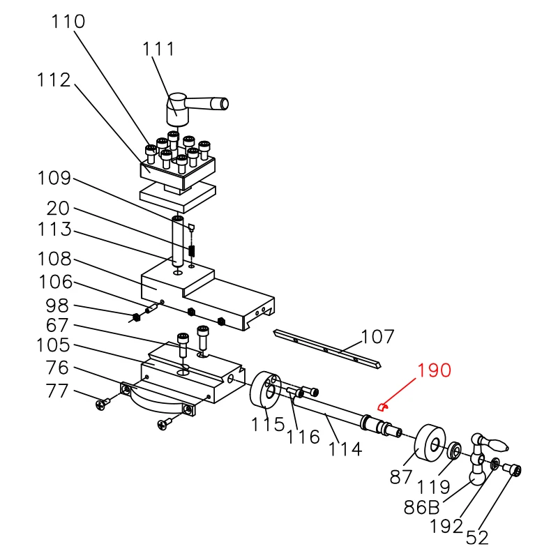 Dial Friction Spring  for SIEG C2-190&C3-190&Grizzly G8688&Grizzly G0765 Accessories