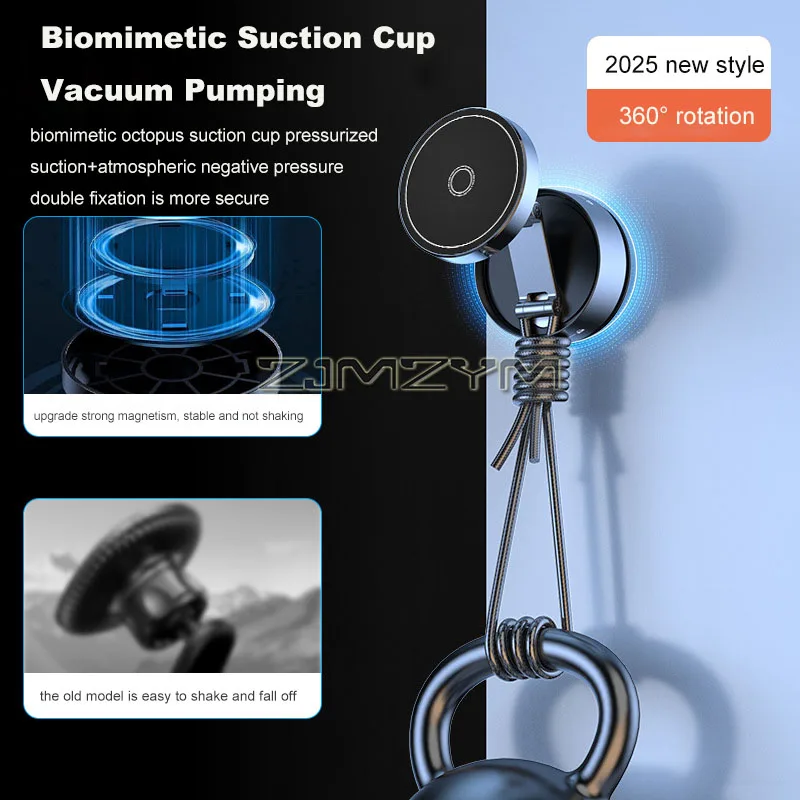 هاتف السيارة يتصاعد فراغ الامتزاز المغناطيسي هاتف السيارة جبل حامل حامل قوي شفط كأس لوحة القيادة السيارات الزجاج جبل #5