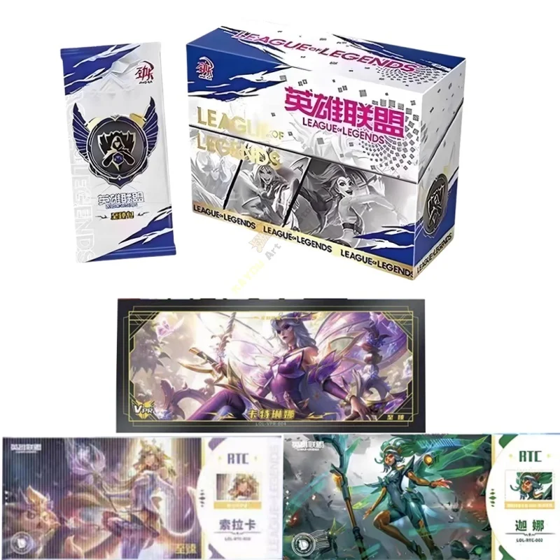 

Genuine League of Legends Card Anime Figure Battle Limited Edition Collectible Cards Game Toys Gifts