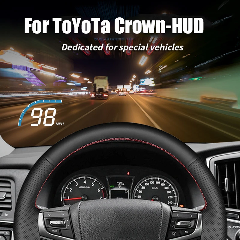 

HUD Factory Modified Concealed Dedicated Head Up Display Speed Projector Suitable For Toyota Crown 2005~2018