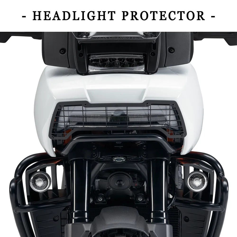 FOR PAN AMERICA 1250 PA1250 PANAMERICA1250 2021 Motorcycle Aluminium Headlight Protector Grille Guard Cover Protection Grill - view 2