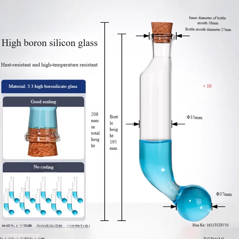 

10PCS Determination of fat content in 125ml Mauro liposuction bottle with plug Mauro tube extractor