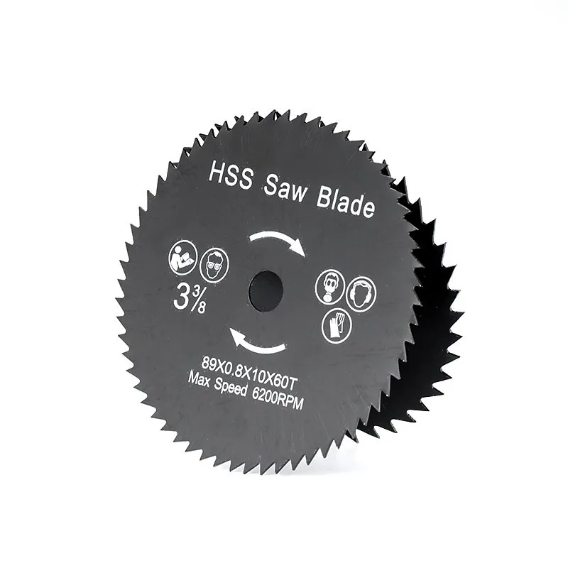 1pcs 85/89/115mm HSS nitride coated circular saw blades for wood and metal cutting, power tool accessories, cutting blades