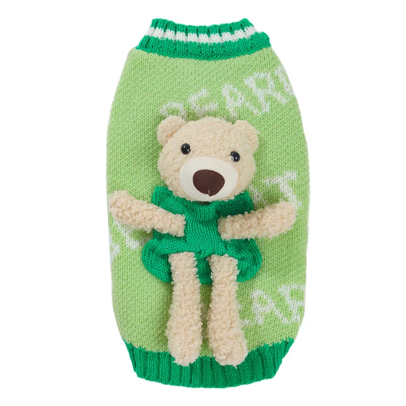 

Dog Clothes Spring Autumn Winter Sweater Bichon Mini Pinscher Pomeranian Teddy Small Dog Pet Knitwear Fall Winter Outfit Dogs