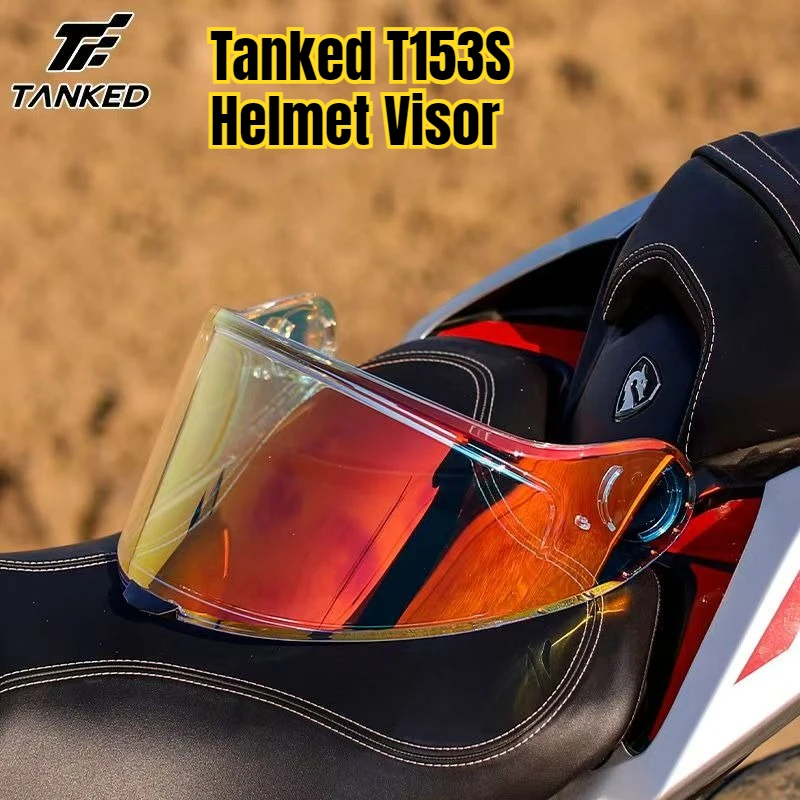 

TANKED Helmet Visors T153S Challenger Helmet Replacement Lens Anti-fog Sticker Helmet Accessories Kaciga Casco Moto Tapecete
