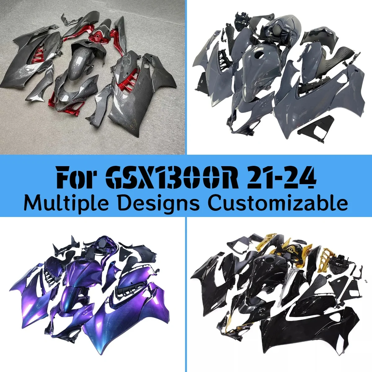 

Комплект обтекателей из АБС-пластика GSX1300R 2021 2022 2023 2024, комплект обтекателей для мотоцикла GSX 1300R 21 22 23 24