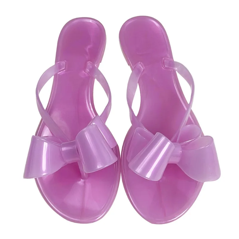 

Jelly Butterfly Sandals Flat Affordable Fashion Plastic Summer Slippers Child Girl Daily Comfortable Breathable Non-slip Light