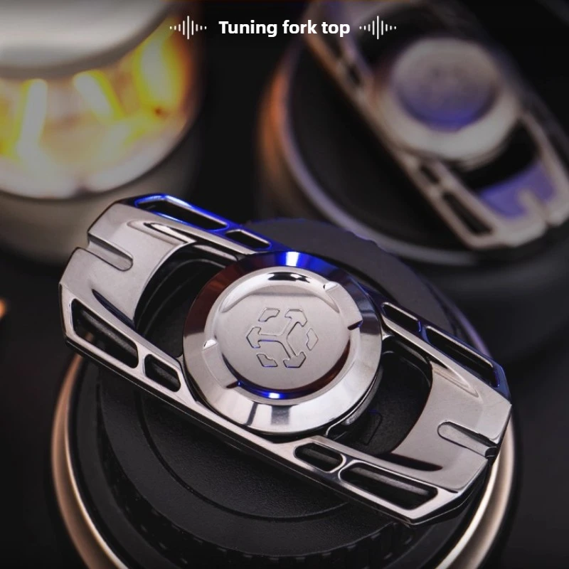 Matrix EDC Ascolto Meccanico Diapason in Metallo Giocattolo di Decompressione Giroscopio con Punta delle Dita Magnetico Cavo