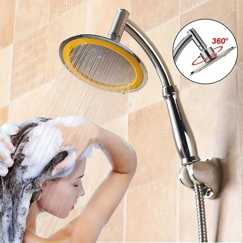 4/6 inch  High Pressure Shower Head High Pressure Top Rain Shower Heads Hand-held overhead adjustable super-pressurized lotus