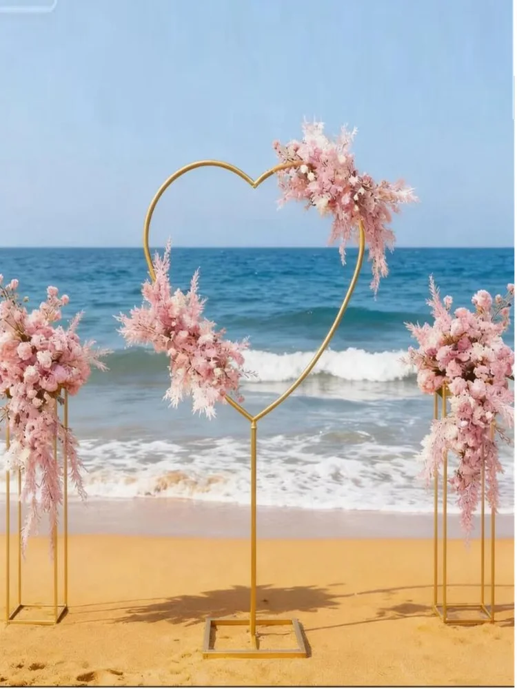 1 Stück Sky Love Eisenbogen-Ständer für Geburtstags- und Hochzeitshintergrunddekoration, Veranstaltungsdekoration, Requisiten – Detail 5