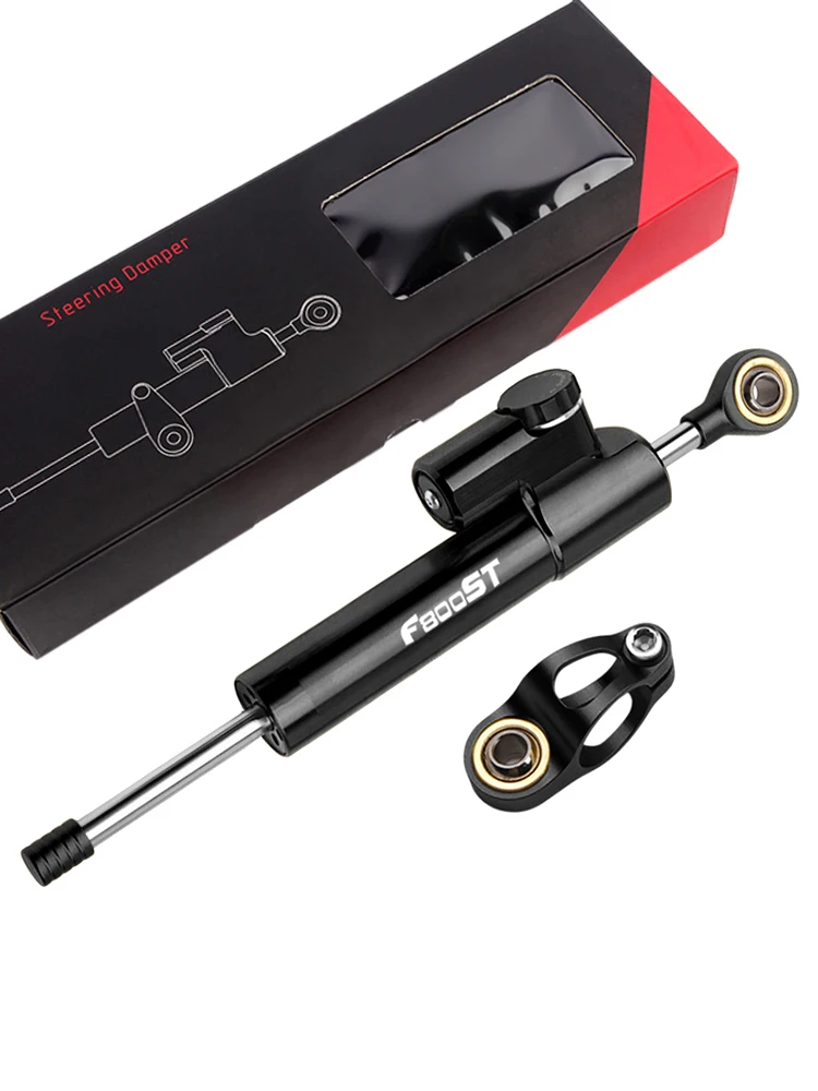 สําหรับ BMW F800ST 2006-2015 F 800ST 2007 2008 2009 2010 2011 2012 2013 รถจักรยานยนต์ปรับพวงมาลัย Damper โช้คอัพวงเล็บ