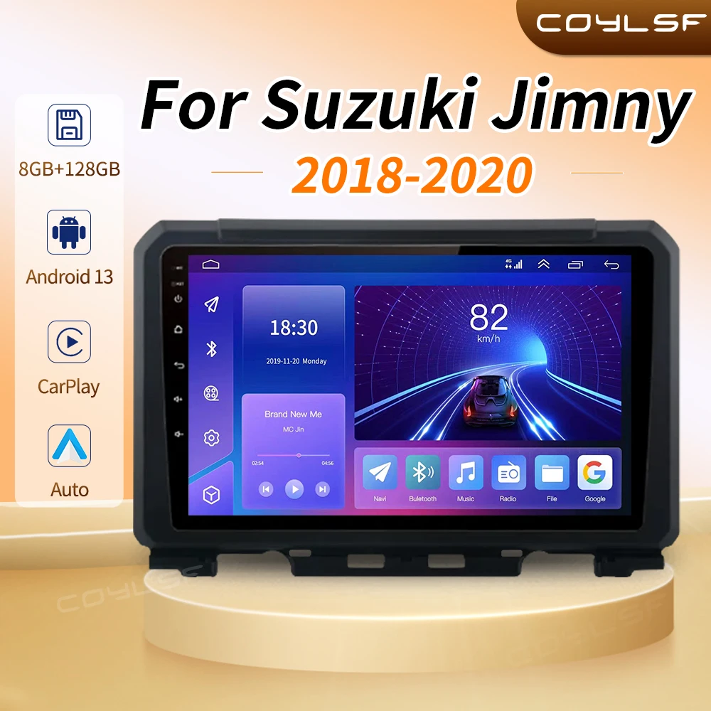 Android 13 Car Radio Multimedia Video Player for Suzuki Jimny JB64 2018 - 2020 Carplay GPS Navigation Stereo IPS Touch Screen 4G