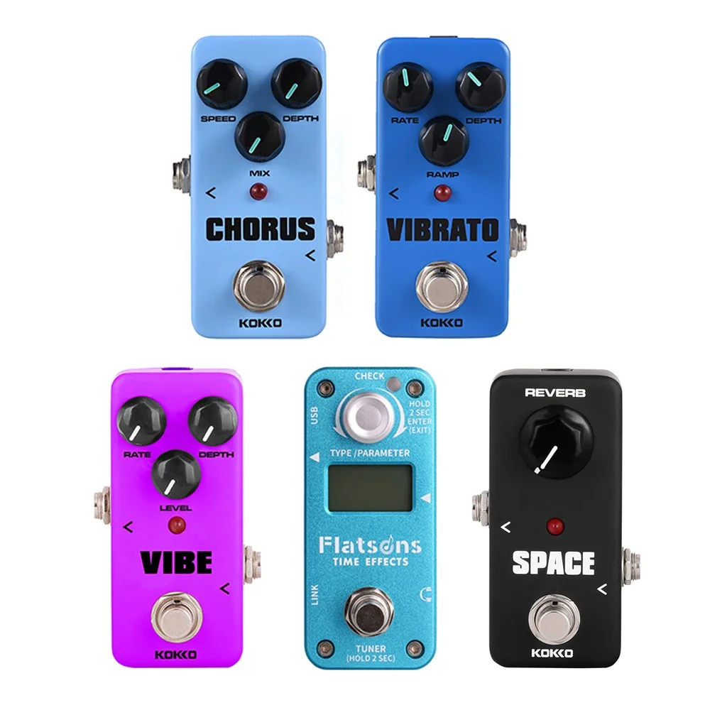 KOKKO دواسة الغيتار الكهربائي متعددة التأثير دواسة الغيتار ضغط/تشويه/المرجان/حلقة التكتيكية لهجة ماتري الغيتار الملحقات #4