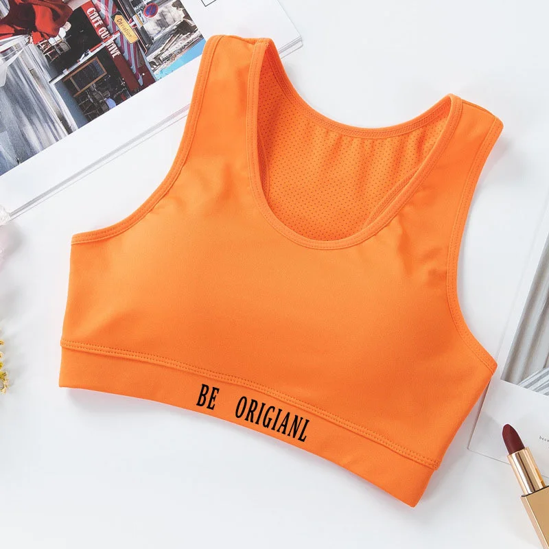 Yoga, Running, GYM Comfort Stretchy Sports Bra for Women with Removable Pad, Customized Logo/image/text printing available