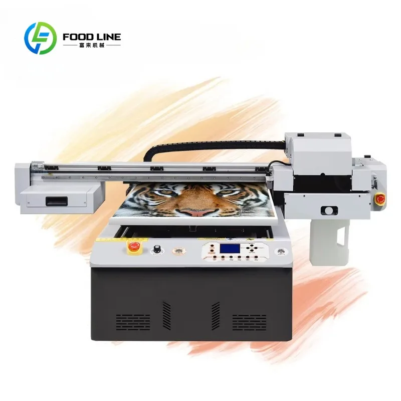 Customized Remote Online Video Processing XP-600 Small Desktop UV Printer i-3200 CMYK+Flatbed UV Printer for Flex and Leather