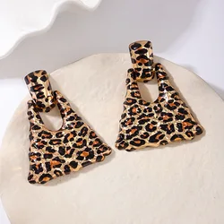 2024 Geometric New Cheetah Jaguar Leopard Dangle Drop Earrings for Women