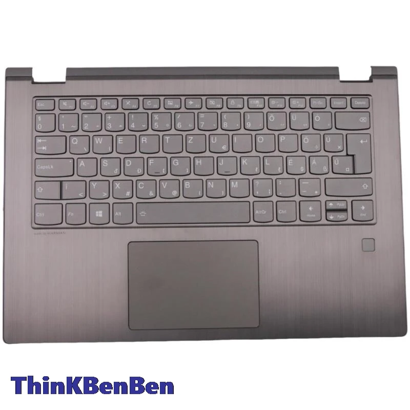 

HU Hungarian Keyboard Iron Gray Upper Case Palmrest Shell Cover For Lenovo Flex 6 14 YOGA 530 14IKB 14ARR 5CB0R47273