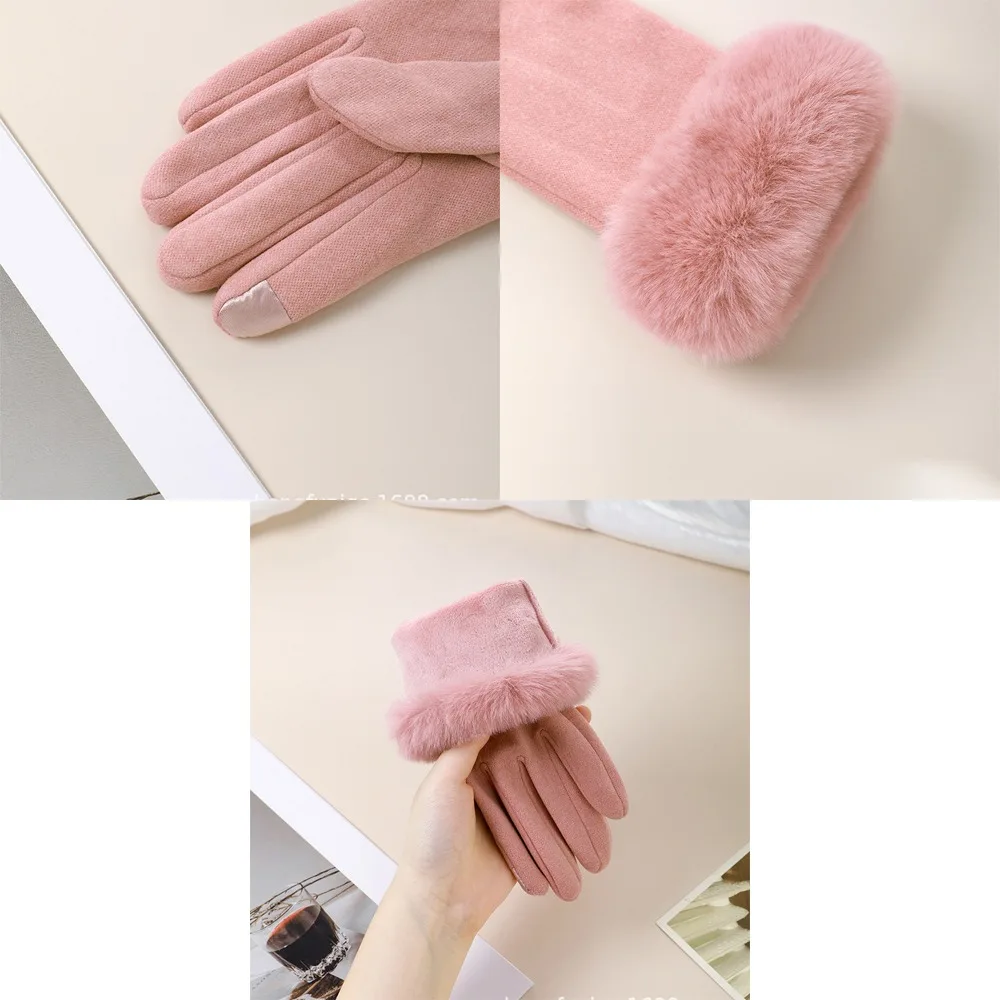 New Touchable Screen Winter Gloves Warm Full Finger Driving Mittens Touch Screen Gloves Outdoor Sports