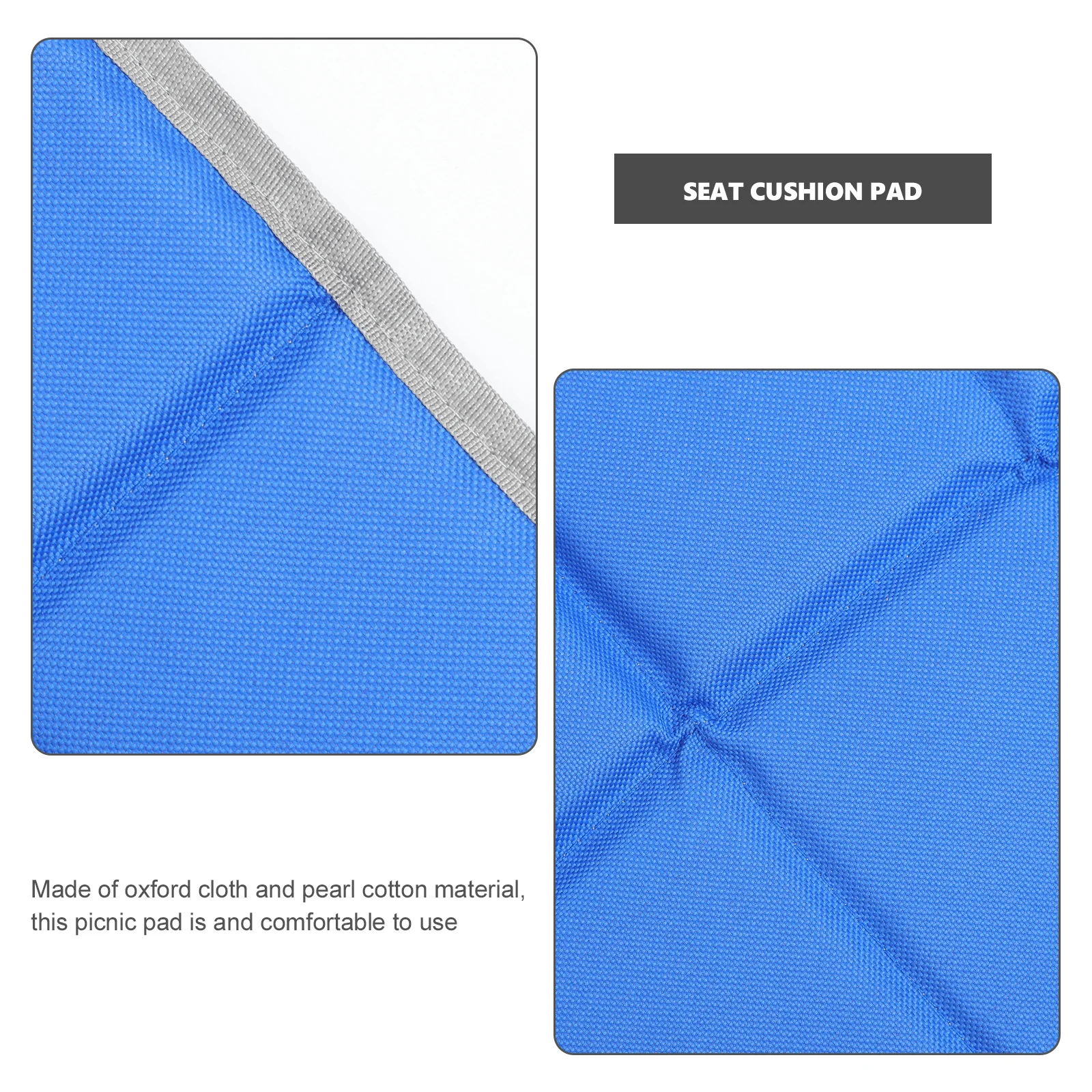 

Folding Cushion Mat 2 Sets Oxford Cloth Comfortable Outdoor Seat Pad For Picnic Beach Camping Pet Play Lightweight Easy Carry