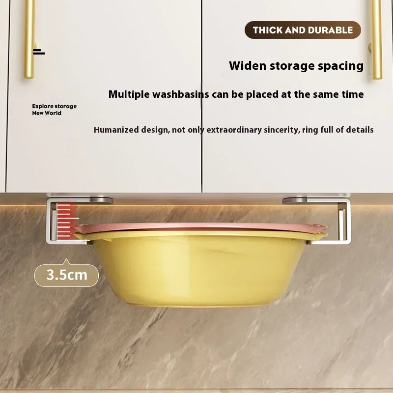 

수납Self-Adhesive Sponge Holder Sink Organizer Drying Rack for Kitchen Bathroom Storage Wire Ball Dishwashing Accessories Стеллаж