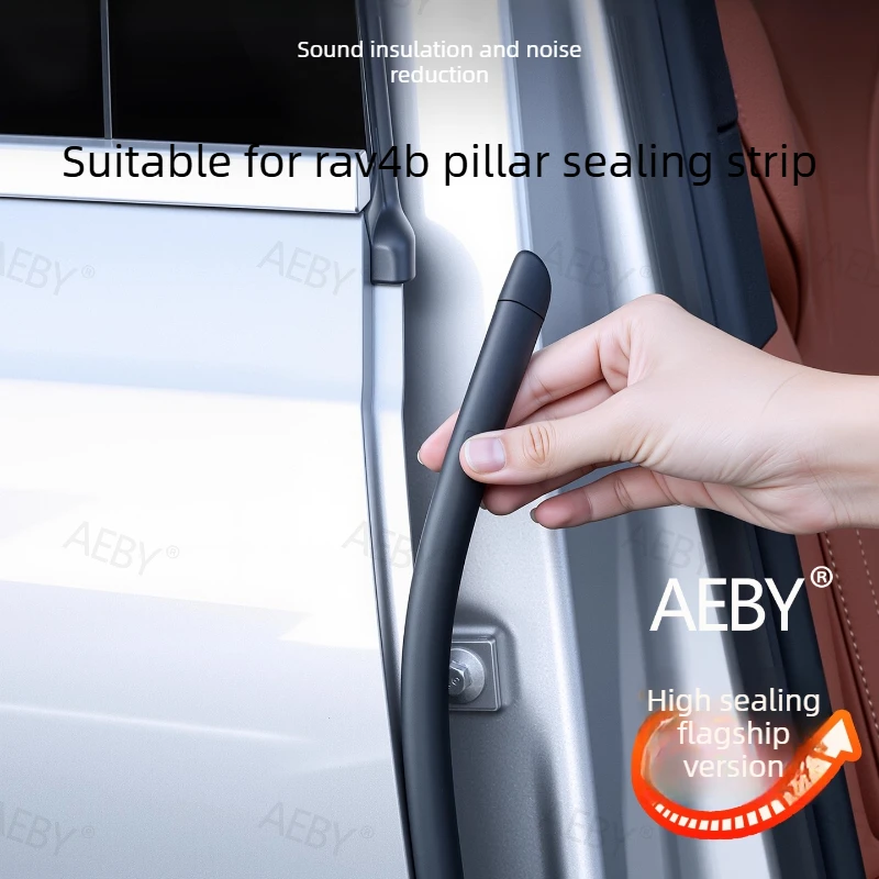 For Toyota Rav4 2020-2026 B-pillar sealing strip,C-pillar center console,Noise reduction rubber door seal,car door,auto parts