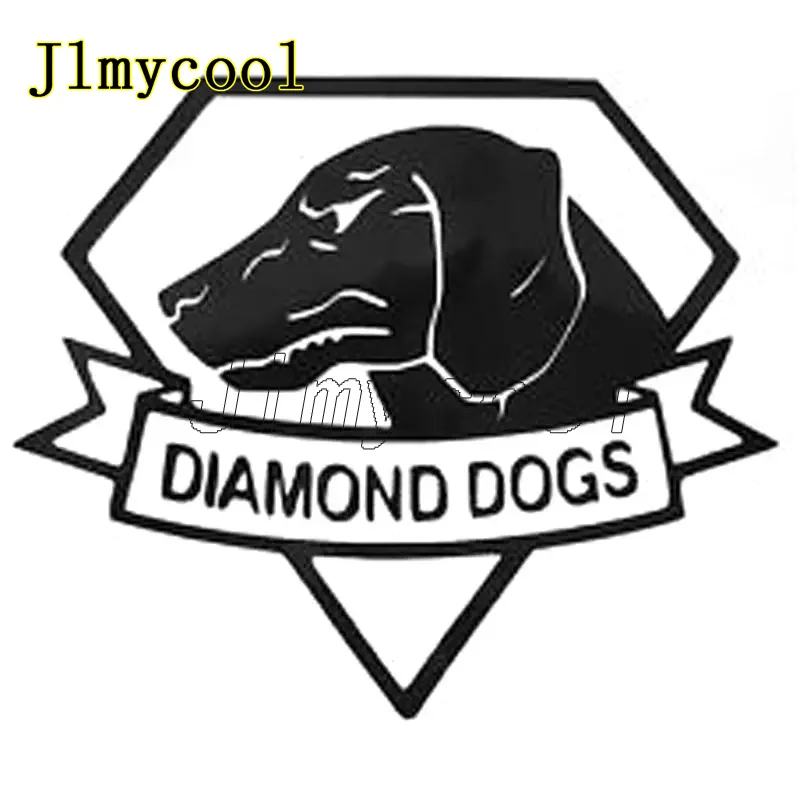 

15.5CM*13CM Metal Gear Diamond Dogs Log Vinyl Sticker Decal Car Sticker Decal Stickers