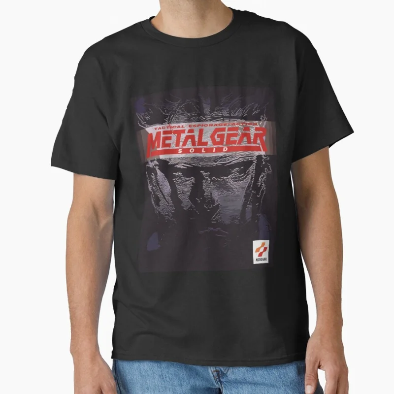 

Cover02 Metal Gear Solid Kojima production MGS 1103 Video game Gift T shirt for man Large size Tops Graphic Print Clothes