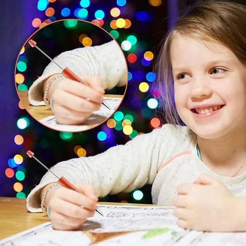 40 шт. шариковая ручка с бисером, пластиковая ручка «сделай сам», персонализированный подарок, школьные и офисные принадлежности для письма, канцелярские принадлежности, свадебный подарок