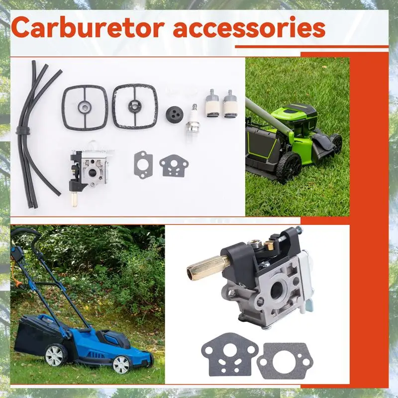 

2025 Trend Carburetor For Echo SRM-230 SRM-231 GT-200R SRM-210 SRM-230S SRM-230U Weed Eater Trimmer With Air Filter Tune Up Kit
