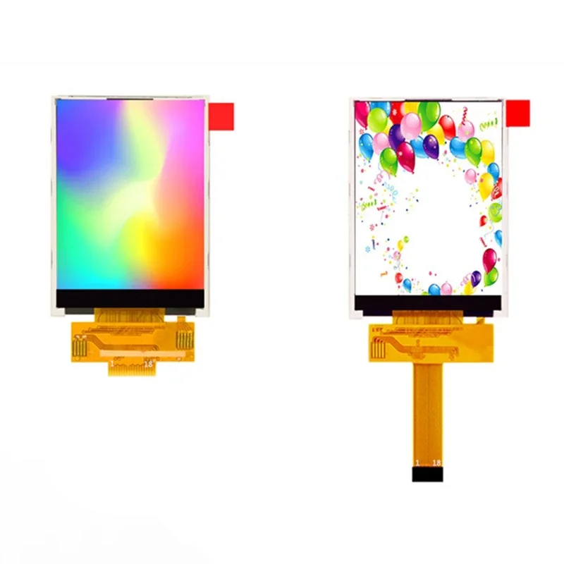 Layar LCD TFT 2.8 Inci Layar Port Seri SPI 240*320 Driver IO 4-Kawat ST7789V 18PIN