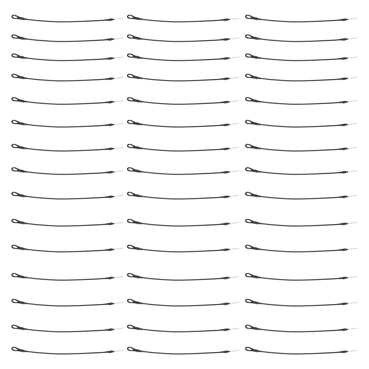 

100 шт. прочных магнитных тросиков-фиксаторов для одежды и обуви с защитой от потери