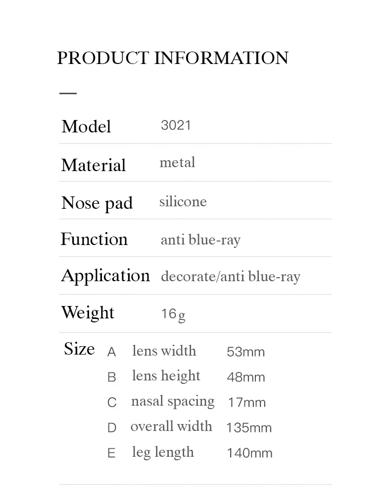 Neue Gläser Frauen Mode Weibliche Brillen mit Rezept Legierung Flexible Metall Stilvolle Optische Verordnung Brillen Frau Specs – Detail 8
