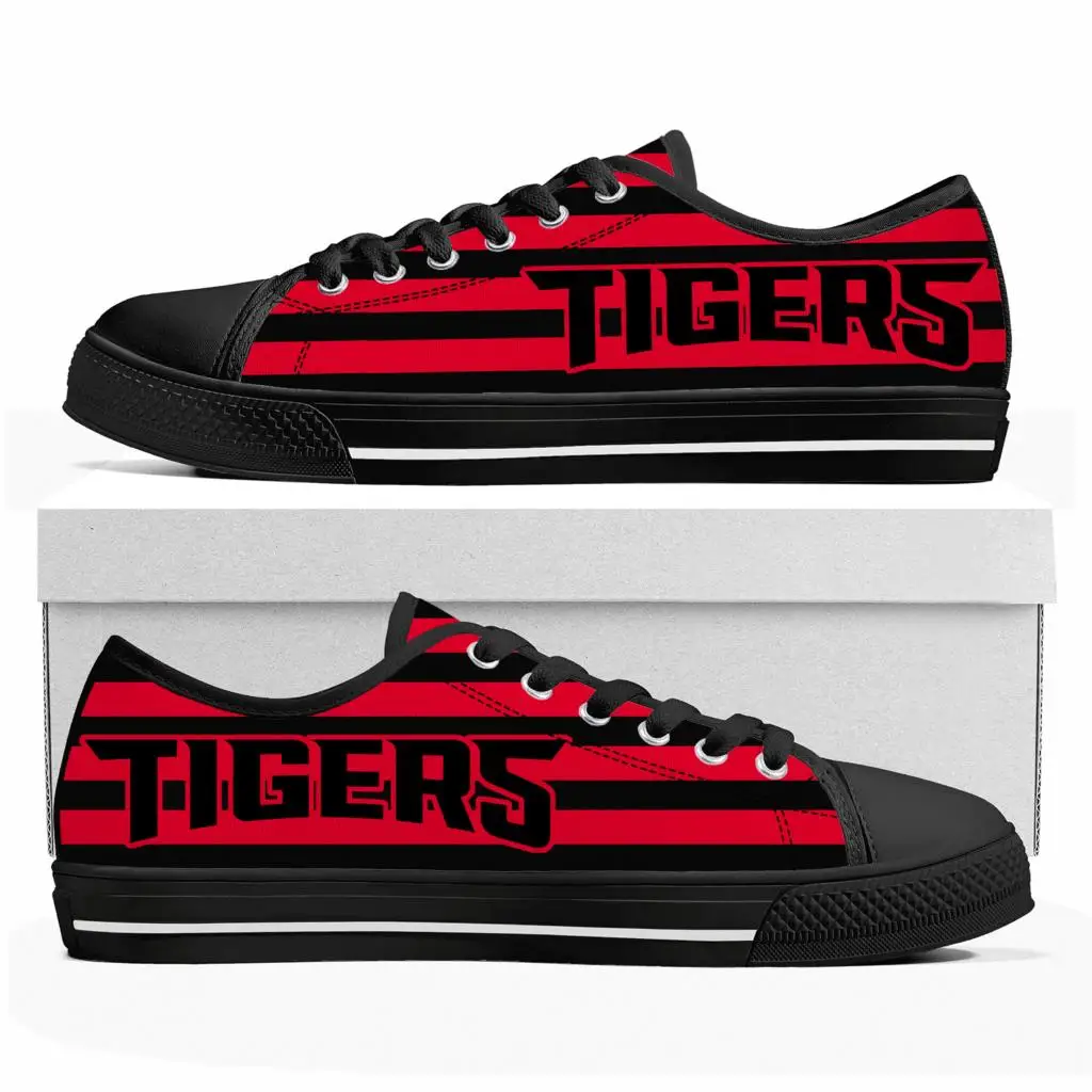 타이거즈 Korea Tigers baseball Low Top Sneakers Mens Womens Teenager Canvas High Quality Sneaker Casual Custom Made Shoes Customize