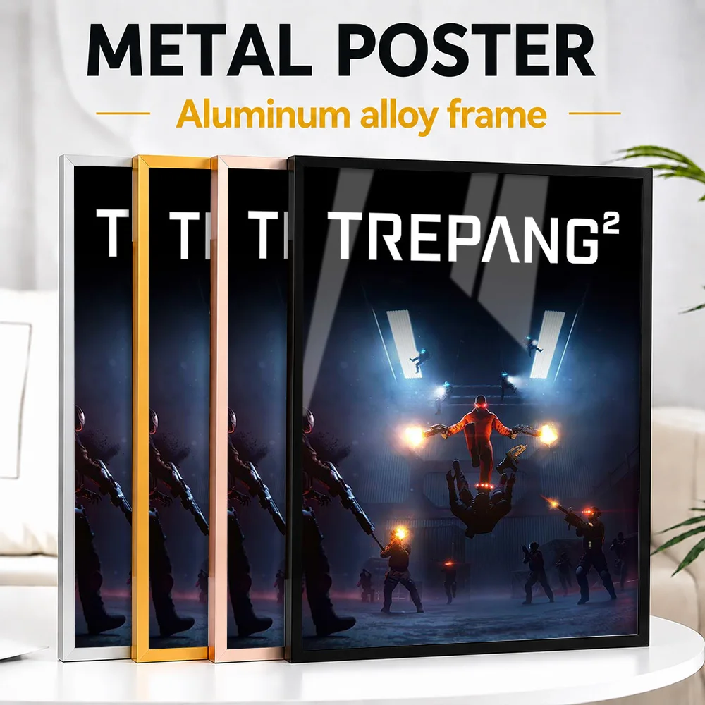 Trepang2 Video Game Framed Metal Poster Personalized Photo Immersive Action Style Wall Art For Bedroom Premium Collector Gift