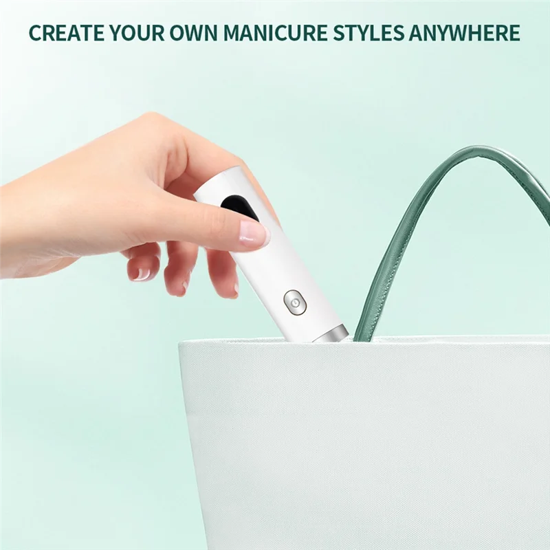 

Стильный УФ-свет со штампом Ручная мини-лампа для лечения ногтей с силиконовым штампом Сушилка для ногтей Быстрое отверждение для гель-лака Клей Гель Dur