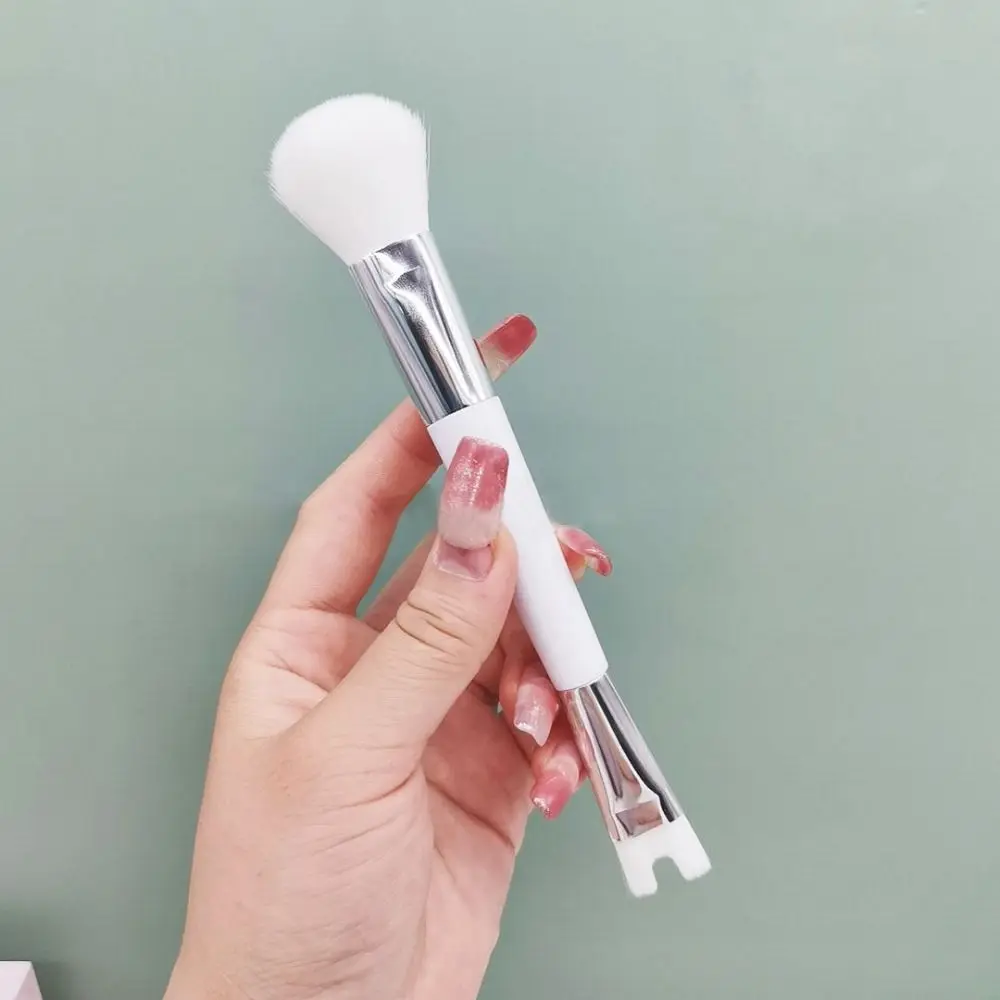 แต่งหน้าเริ่มต้น U-Shaped Nose Contour แปรงนวัตกรรมพลาสติกซีเมนต์ Dual-End แปรงเครื่องมือ 2-in-1 แปรงแต่งหน้า