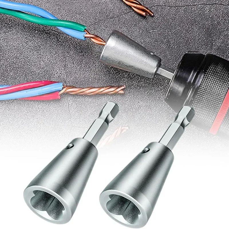 Wire Twisting Tool Merge wires Quickly Twister Electrician Artifact for Power Drill Drivers Twisted Connector Cable Device