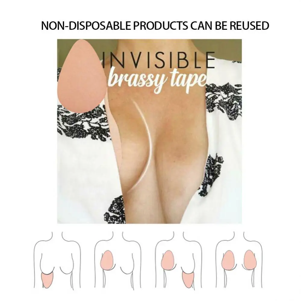 Invisible Non Allergic Skin Friendly Adhesive Mastic Patch Shape Water Droplets Function Invisible Clothing Accessories