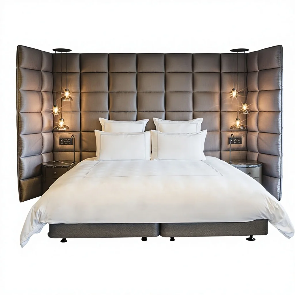 ej-Hotel Guesthouse Full Set Solid Wood Bedroom Furniture Set Customized Modern Homestay Furniture with Bed TV Frame Chair Set%
