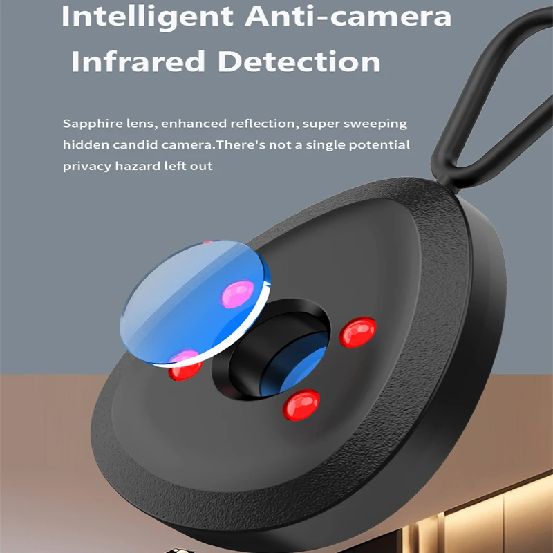 Anti Candid Hidden Camera Detector Infrared Camera Finder Anti Spy Detector Anti-Peeping Security Protection Bug Detector