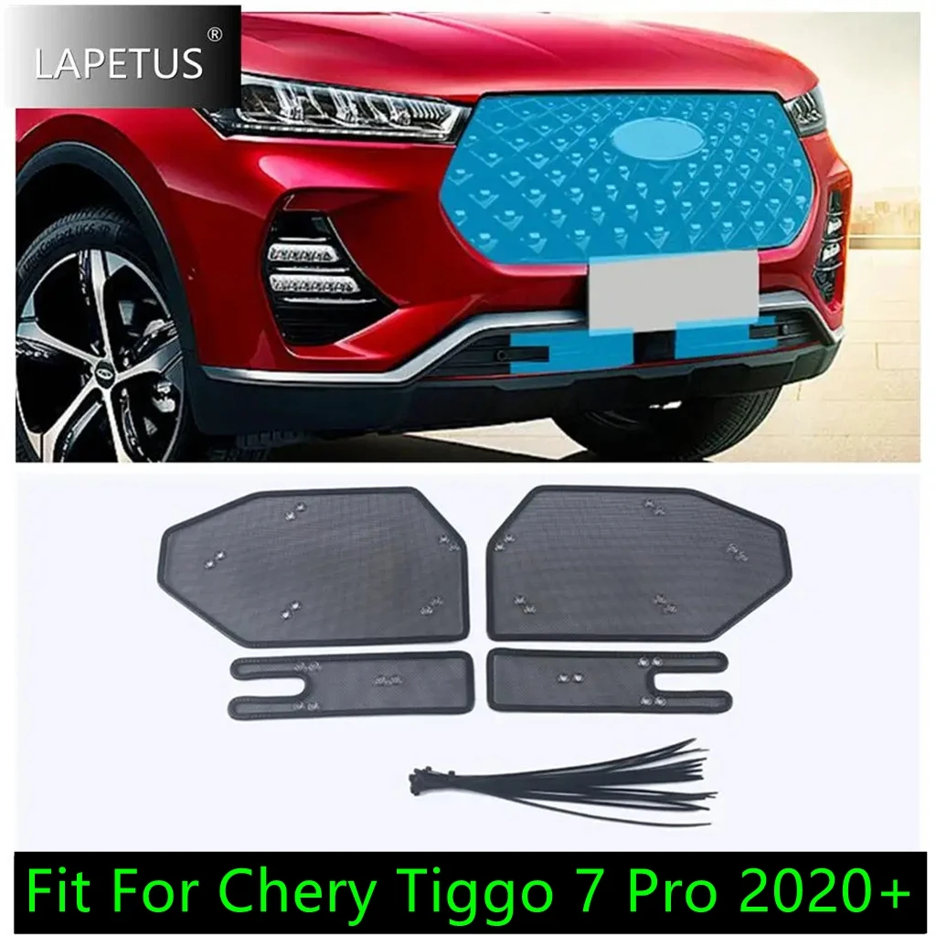 

Accessories Car Middle Insect Screening Mesh Front Grille Insert Net Anti-leaf Dust Protection For Chery Tiggo 7 Pro 2020 2021