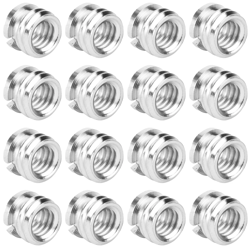 

20Pcs Conversion Nut High Performance Mic Stand Adapter with Clear Thread for Recorder Camera Mount Mic Stand Adapter