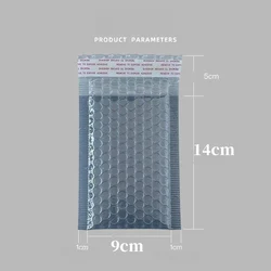 11x15cm Translucent Bubble Mailer Gray Plastic Bubble Bags Shockproof Packaging Supplies Small Bubble Wrapping Envelope 10Pcs