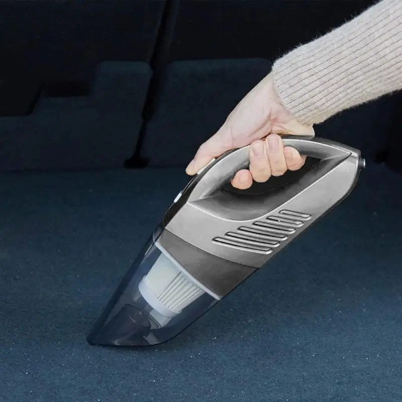 

547C Car Vacuum Cleaner for Wet and Dry Cleaning Handheld Home Car High-power Mini Dual-purpose Car One-click Dust Dumping