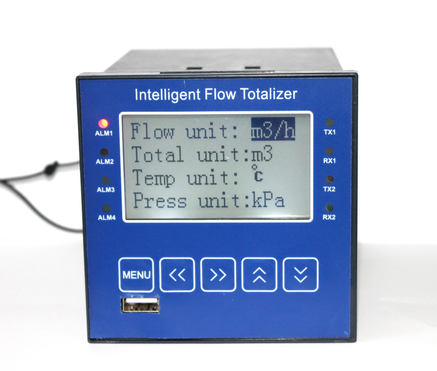 

Density instrument flow rate totalizer with 220v power supply