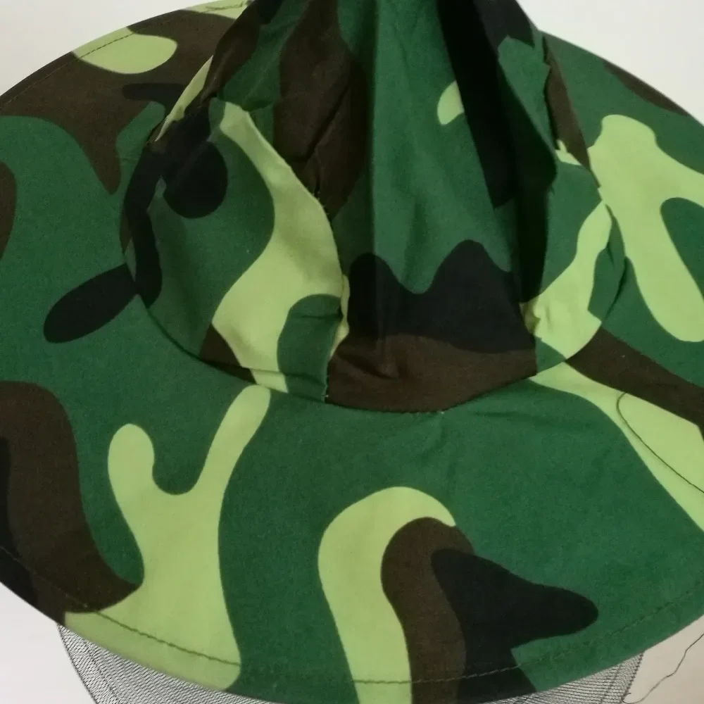 ZSTSpecial camouflage bees beekeeping hat helmet and suit of wild anti-mosquito bee bee hat