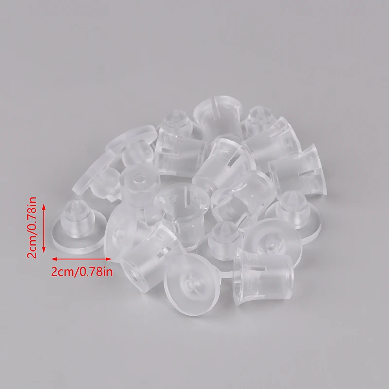 10PCS 14mm/20mm PC Transparent Advertising Nail Glass Nail Bracket Invisible Plastic Screw Frosted Screw